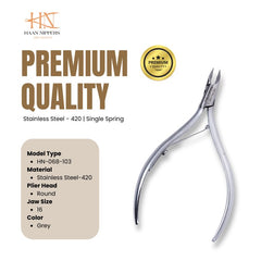 Stainless Steel Cuticle Nipper (HN-068)