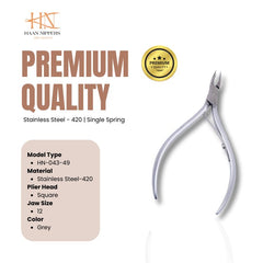Stainless Steel Cuticle Nipper (HN-043)