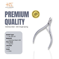 Stainless Steel Cuticle Nipper (HN-064)
