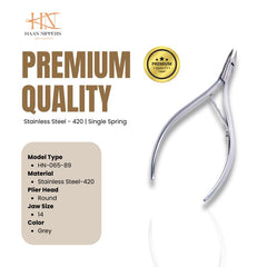 Stainless Steel Cuticle Nipper (HN-065)