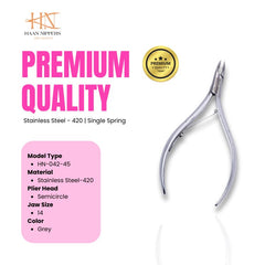 Stainless Steel Cuticle Nipper (HN-042)