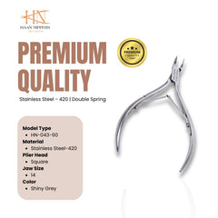Stainless Steel Cuticle Nipper (HN-043)