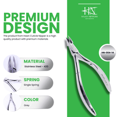 Stainless Steel Cuticle Nipper (HN-004)