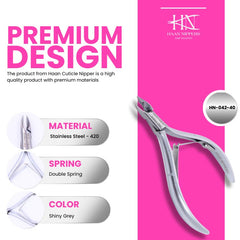 Stainless Steel Cuticle Nipper (HN-042)