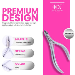 Stainless Steel Cuticle Nipper (HN-042)