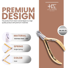 Stainless Steel Cuticle Nipper (HN-043)