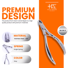 Stainless Steel Cuticle Nipper (HN-041)